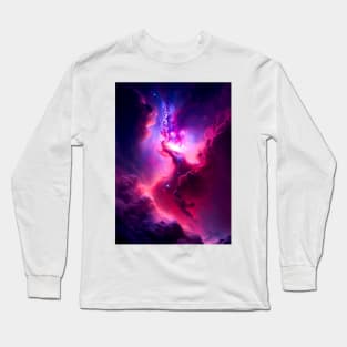 Unraveling Cosmos' Magic Long Sleeve T-Shirt
